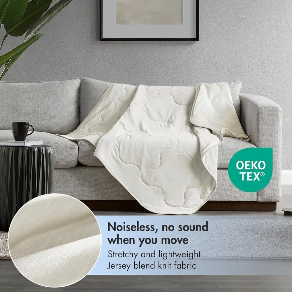 Cozy Jersey Knit Throw Blanket Ultra-Soft & Cooling Touch